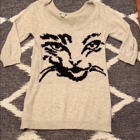 American Rag Cat Face Sweater - Picture 1 of 1